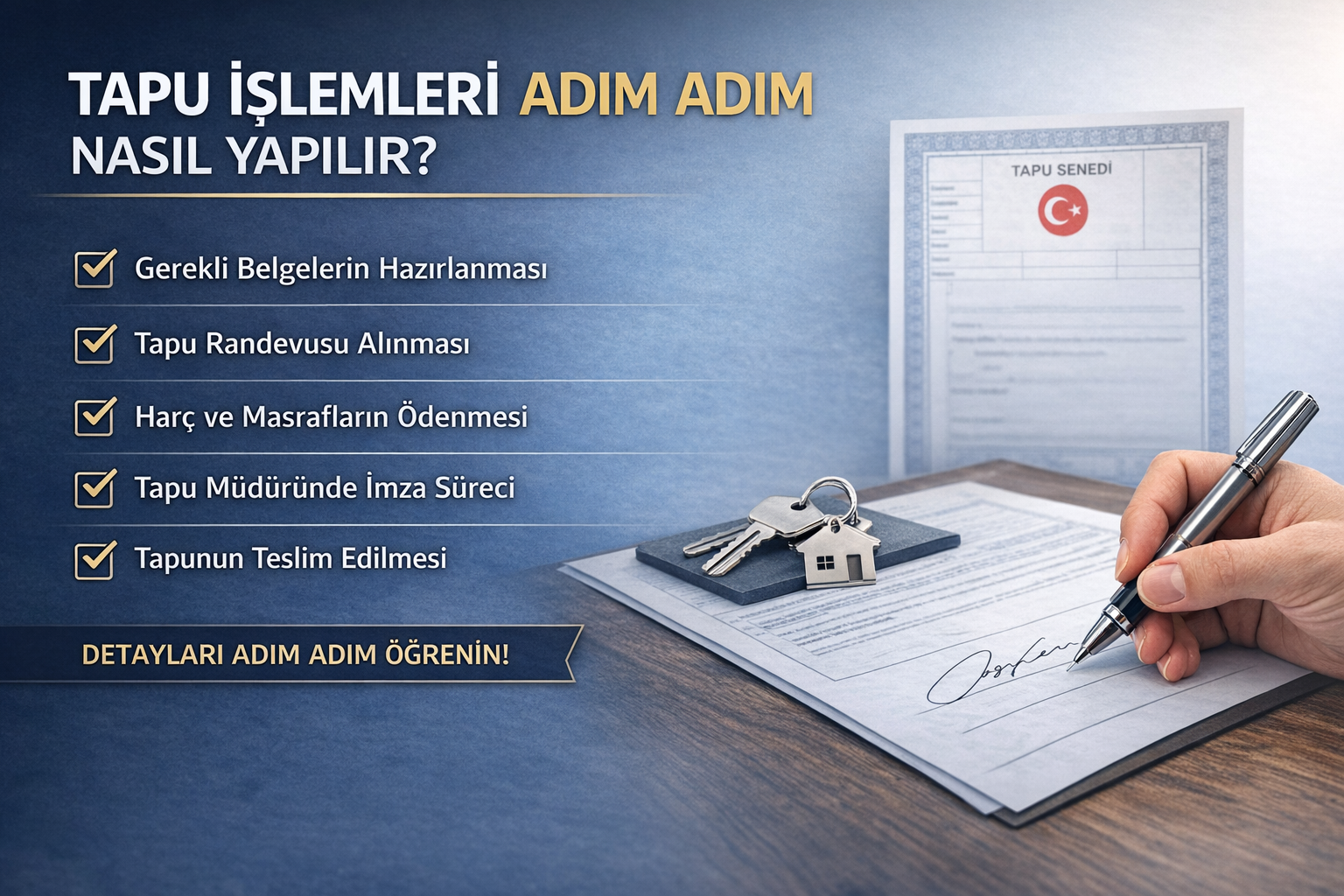 TAPU ��LEMLER� ADIM ADIM NASIL YAPILIR?